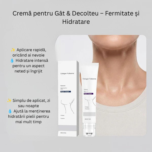 Cremă Fermizantă pentru Gât & Decolteu – Efect de Piele Mai Fermă
